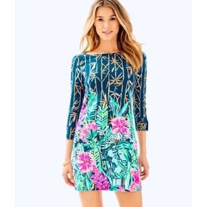 EUC Lilly Pulitzer UPF 50+ Sophie Three Quarter Sleeve Shift Dress